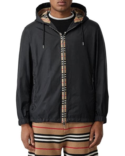 burberry moto jacket men|Burberry jacket men windbreaker.